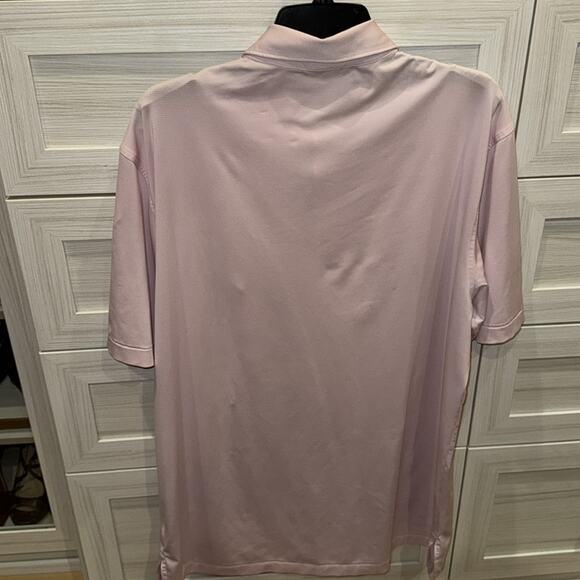 Peter Millar Summer Comfort Polo Pink Stripe Large - Picture 4 of 6
